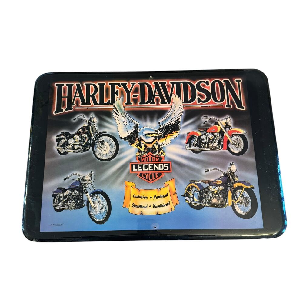 Vtg S.D. Liebelt Harley Davidson Wall Plaque Evo Panhead Shovelhead Knucklehead